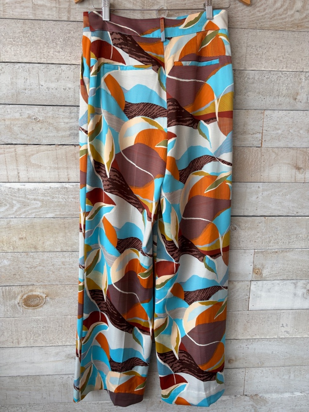 Sofia Richie Bar III Tropical Print wide leg pants - Picture 4 of 11